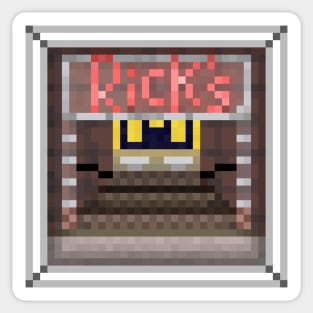 "Rick's" - WHITE BORDER Sticker